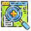 search-doctor-diagnose-information-magnifier-computer-health-icon