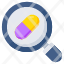 search-medicine-find-pill-find-tablet-medicine-analysis-medical-research-icon