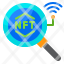 search-nft-non-fungible-token-cryptocurrency-technology-icon