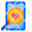 search-smartphone-love-magnify-glass-heart-icon