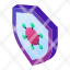 security-antivirus-covid-shield-firewall-protection-icon