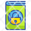 security-book-lock-key-education-school-library-icon
