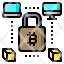 security-lock-block-chain-laptop-computer-icon