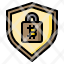 security-lock-protection-bitcoin-money-icon