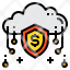 security-shield-cloud-money-online-icon
