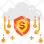 security-shield-cloud-money-online-icon