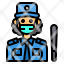 security-woman-avatar-occupation-guard-icon