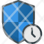 securityprotection-protect-shield-firewall-time-timeout-icon