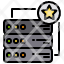 server-favorite-star-hosting-network-icon
