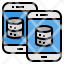 server-smartphone-transfer-mobile-phone-hosting-icon