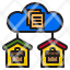 server-worker-work-from-home-network-cloud-icon