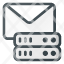 serverdatabase-data-storage-mail-icon