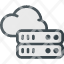 serverdatabase-data-store-cloud-icon