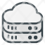 serverdatabase-data-store-cloud-icon