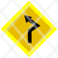 sharp-left-hairpin-turn-curve-bend-warning-icon