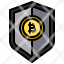 sheild-security-bitcoin-money-currency-icon