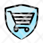 shield-shopping-cart-security-safety-protection-icon