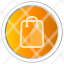 shopping-bag-orange-button-gradient-icon