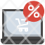 shopping-cart-laptop-online-sale-discount-icon