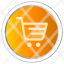 shopping-cart-orange-button-gradient-icon