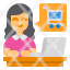 shopping-online-cart-woman-icon