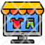 shopping-online-computer-clothing-store-short-icon