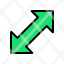 signal-arrow-direction-projection-symbol-cross-way-icon