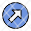 signal-arrow-direction-projection-symbol-north-east-icon
