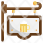 signboard-flaticon-beer-mug-bar-square-signage-icon