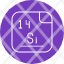 siliconperiodic-table-atom-atomic-chemistry-element-mendeleev-icon