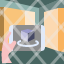 simulation-room-interior-scan-smartphone-icon