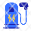 single-fast-charging-station-icon