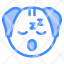 sleeping-dog-animal-wildlife-emoji-face-icon