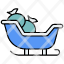 sleigh-christmas-sledge-sled-santa-snow-winter-icon