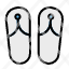 slipper-footwear-sandals-flip-flops-icon