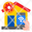 smarthome-home-mobilephone-gear-wifi-icon