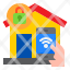 smarthome-lock-wifi-home-mobilephone-icon