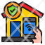 smarthome-mobilephone-sheild-wifi-home-icon