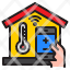 smarthome-temperature-wifi-home-mobilephone-icon