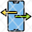 smartphone-arrow-discussion-icon