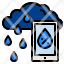 smartphone-cloud-rain-icon