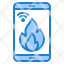 smartphone-fire-mobilephone-warning-wifi-icon