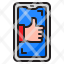 smartphone-mobilephone-hand-like-social-network-icon
