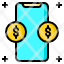 smartphone-money-coins-dollar-finance-icon