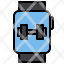 smartwatch-dumbbell-fitness-icon