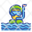 snorkel-man-sea-dive-summertime-travel-goggles-icon
