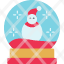 snow-globe-winter-tree-icon
