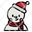 snowman-snow-winter-christmas-avatar-icon