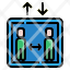 social-distance-space-elevator-position-escalator-icon