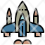 space-shuttlespace-cosmos-astronomy-planet-technology-icon